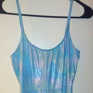 Forever 21 Mermaid Holographic jumpsuit.